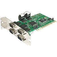 Startech.com Tarjeta Adaptadora PCI de 4 Puertos Serie RS232 con UART 16550 (PCI4S550N)